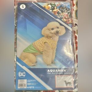 DC Aquaman Pet Costume - Green and Gold